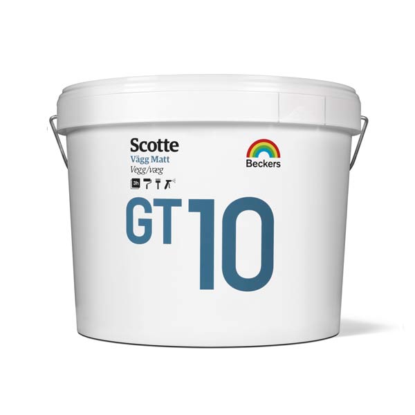 Scotte GT 10 - særligt slidstærk maling - halvmat