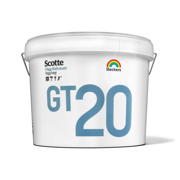 Scotte GT 20 - Ekstrem slidstærk lofts- og vægmaling - Halvmat (20)