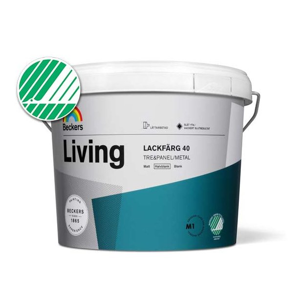 Living 40 Trvrksmaling - Halvblank (40)