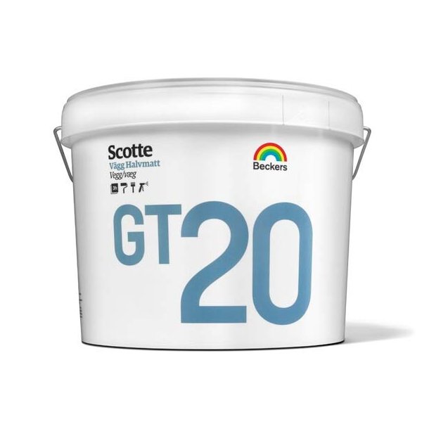 Scotte GT 20 - Ekstrem slidstrk lofts- og vgmaling - Halvmat (20)