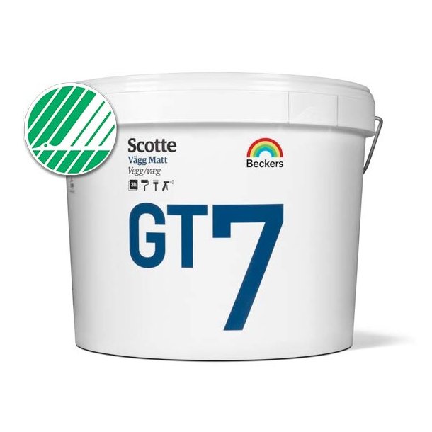 Scotte GT 7 - Ekstrem slidstrk vg- og loftsmaling - Mat (7)