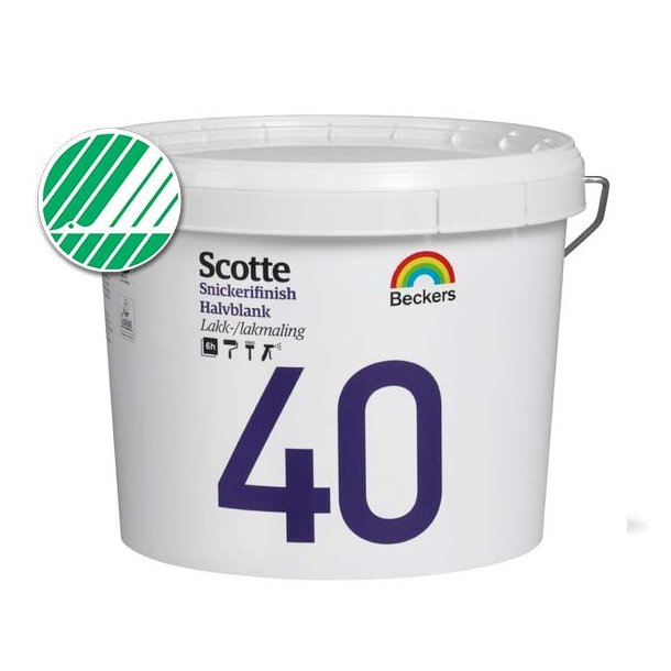 Snickerifinish 40 Trvrksmaling - Halvblank (40)